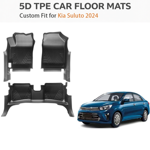 แผ่นปูพื้นรถยนต์แบบ2024สำหรับ Kia suluto LHD แผ่นซับรถยนต์พลาสติกปูพื้นรถยนต์ทุกสภาพอากาศ - Product Image 1