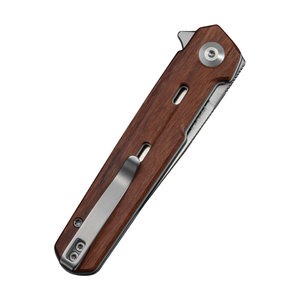 Couteaux pliants haute performance avec lame de coupe en acier inoxydable tranchante, manche ergonomique foncé et design compact pour la poche - Product Image 4