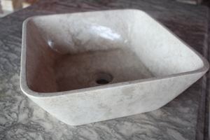 Lavabo Trapezoidal de Mármol - Product Image 5