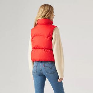 Excellente qualité sport bulle bouton bouffant gilet décontracté sans manches hiver pour un usage quotidien confortable toile lisse 100% - Product Image 2