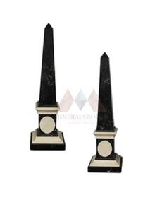 Obélisque en Onyx noir pour cadeaux décor 100% matériau organique de haute qualité Art populaire fait à la main Portable certifié ISO élégant - Product Image 3