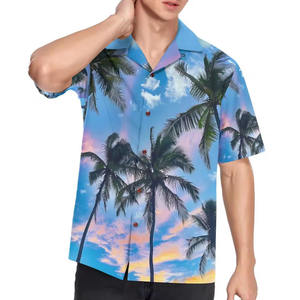 เสื้อฮาวายผู้ชายลำลอง ทันสมัย ไม่ยับ ขายดี คุณภาพสูง ราคาถูก พร้อมสกรีนโลโก้/สีตามสั่ง - Product Image 4