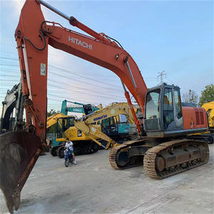 Excavatrice sur chenilles hydraulique lourde d'occasion Hitachi ZX350 35 tonnes, pompe diesel Isuzu, fonctionnement fluide et stable, engin de construction - Product Image 4