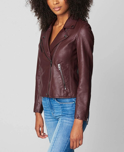 <b>Top</b> Trending Custom OEM Service Latest Design Women <b>Leather</b> Jacket Cheap Price Women genuine <b>Leather</b> Jacket - Product Image 3