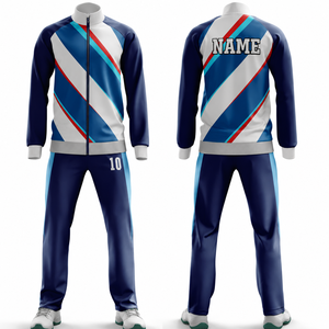 Performance Training Sport Tracksuit <b>Custom</b> OEM Logo Sublimation Manufacturing Breathable Fabric Team Wear For Men Athletes Plus - Product Image 1