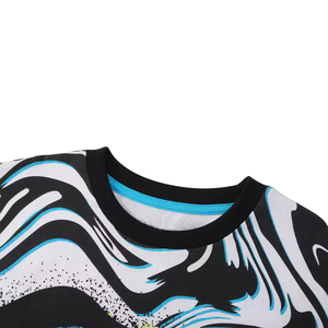 ชุดเสื้อยืดและกางเกงขาสั้นพิมพ์ลายแห้งเร็วผ้าโพลีเอสเตอร์/คอตตอนสองชิ้นสำหรับผู้ชายปี 2025 สไตล์สตรีทแวร์ ปรับแต่งได้ ชุดคู่สำหรับผู้ชาย - Product Image 4