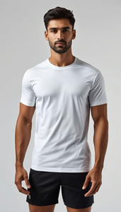 Camisetas Deportivas Personalizadas de Manga Corta para Hombre, 100% Algodón, Lisas, al por Mayor, OEM, Primora Global - Product Image 1