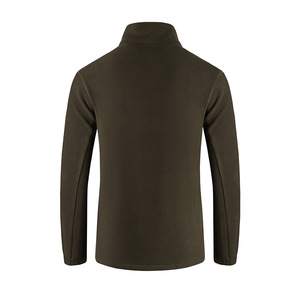 Men's <b>Sherpa</b> <b>Fleece</b> Jacket Outdoor Windproof Zipper Pocket Yarn Dyed Zipper Closure Patched Windproof Outdoor <b>Fleece</b> Jacket - Product Image 5