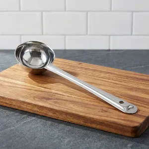 Cucharón Profundo de Acero Inoxidable Karchi Chacha |   Cuchara para servir sopa, leche y salsa |   Cucharón de Cocina Resistente para Servir y Cocinar - Product Image 5
