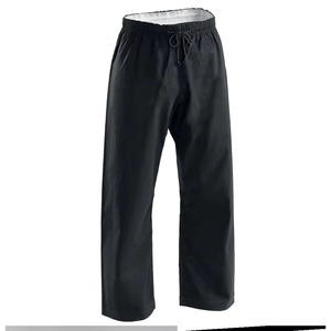 Uniforme de karaté unisexe pour adultes, 100% coton noir, respirant, vêtements d'arts martiaux, ensemble pantalon et haut coupe classique, disponible à la vente - Product Image 5