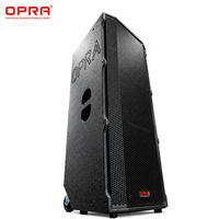 OPRA OP-215 Altoparlante PA Professionale Doppio da 15 Pollici, Impedenza 4 Ohm, Gamma Completa, Sensibilità 100dB, Risposta in Frequenza 55Hz-20kHz, per Live