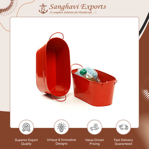 Support de plante ovale en métal galvanisé de haute qualité avec revêtement en poudre, design classique, pour la maison et le jardin, à prix bas - Product Image 4