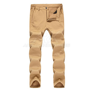 Ensemble veste et pantalon softshell coupe-vent confortable avec doublure intérieure douce - Product Image 3