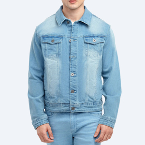 Quality Casual Embroidered Windproof Oversized Drop Shoulder Denim <b>Jeans</b> <b>Jacket</b> for Men Distressed <b>Black</b> 100% Cotton Winter - Product Image 3