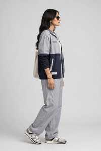 ONETEN APPARELS Ensemble de survêtement 2-en-1 écologique pour femme, veste zippée à col montant et pantalon - Product Image 2