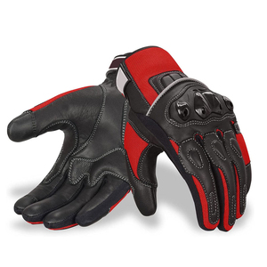 Gants de moto et de ski en cuir imperméables, respirants et légers, paume antidérapante, doigts entiers, fermeture à cordon, unisexe, pour l'été - Product Image 6