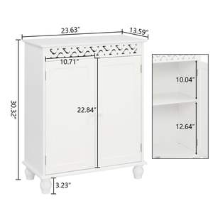 Armoires de salon à double porte sculptées FCH - Product Image 5