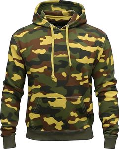 Sudadera Deportiva Unisex de Color Morado Sólido, Manga Larga, Casual, con Cordón Ajustable, Tejido Grueso, Poliéster/Algodón, Corte Regular, para Otoño - Product Image 1