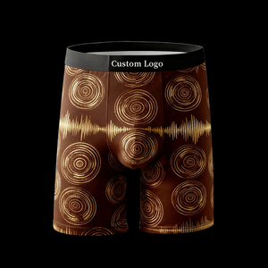 Premium Men's Polyester Mid-Rise Quick Dry Breathable <b>Stretch</b> Fit Trunks Underwear Custom Logo OEM Wholesale Factory Supplier - Product Image 4