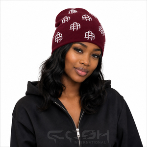 Bonnet Cosh International pour homme et femme, bonnet en tricot chaud à revers, bonnets d'hiver, bonnet en tricot acrylique à revers, bonnet unisexe - Product Image 4