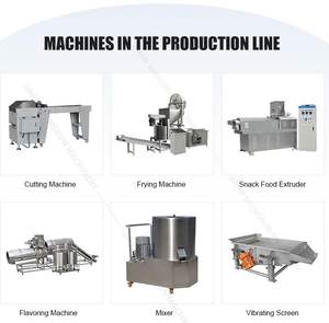 Sistema Automático de Producción de Snacks Inflados Fritos, Fritura Directa Sin Necesidad de Secado, Máquina Extrusora Automática de Alimentos - Product Image 3