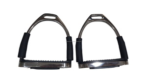Ensemble de deux étriers pliants durables Costa Sports pour l'équitation, saut d'obstacles, sécurité équine - Product Image 4