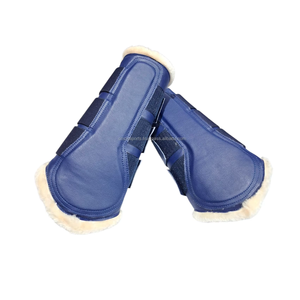 Botas de cepillado para caballos Costa Sports, cómodas, de piel y tela, en todos los colores - Product Image 6