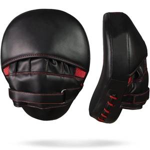 Genuine Leather <b>Focus</b> <b>Pad</b> Set for Boxing & Kickboxing Training Breathable Eco-Friendly Comfortable Includes Gloves All Seasons - Product Image 2