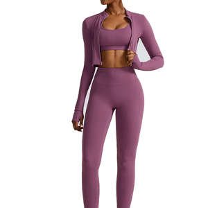 Dry-Fit Technology <b>Yoga</b> Sets Moisture Management Fitness <b>Kit</b> Lightweight Summer <b>Yoga</b> Sets Maximum Ventilation Workout Wear - Product Image 2
