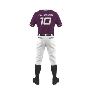 Uniforme de Béisbol de Poliéster 100% Transpirable de Secado Rápido con Impresión Digital y Diseño Personalizado, Servicio OEM de Nuevo Estilo, MOQ Bajo - Product Image 5