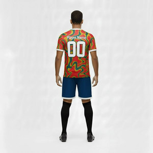 Maillot d'entraînement de football personnalisé, ensemble de maillot de football, survêtement de football, équipement de sport, uniforme de football sublimé, short respirant - Product Image 3