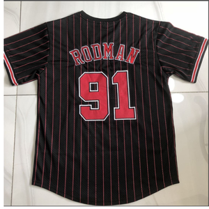 Camisetas de Baloncesto del Equipo Americano al por Mayor, Baratas, Cosidas, Estilo Retro, 33 Pippen 91, Tela de Malla, Se Aceptan Personalizaciones - Product Image 6