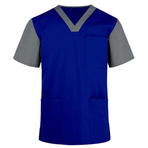 Hot Sale Unique Design Spandex Medical <b>Scrub</b> Shirts <b>Plus</b> <b>Size</b> Quick Dry Breathable Unisex Canvas Fabric Custom Hospital Uniforms - Product Image 2