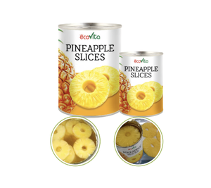 Vietnam Manufacturer Supply Premium Quality Tasty Wholesale Price Hot Sale Canned <b>Pineapple</b> Slices In Light Syrup - Product Image 1
