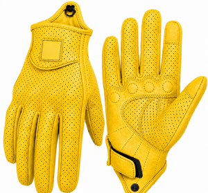 Gants de motocross unisexes en cuir véritable personnalisés, réfléchissants, pour moto tout-terrain, qualité supérieure, OEM ODM, faible MOQ - Product Image 1