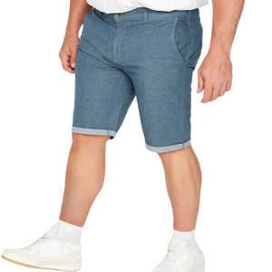 Short en jean confortable pour hommes grande taille, respirant, décontracté, tissé, à jambes larges, tissu en gros, personnalisable - Product Image 4