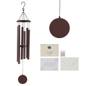 Carillon a Vento Profondo da 45 Pollici con 6 Tubi, Grande Carillon Commemorativo Unico per Case, Alta Densità, Regalo Anniversario Sorprendente - Product Image 3