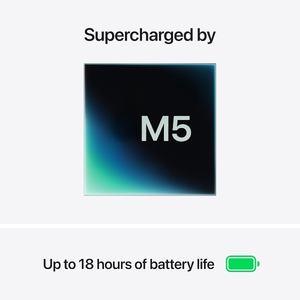 Nuevo MacBook Air de 13 Pulgadas, Chip M5 con IA para Inteligencia, Pantalla Líquida de 34.46 cm, 16 GB de Memoria Unificada, 512 GB de Almacenamiento SSD, DUAL AU - Product Image 2