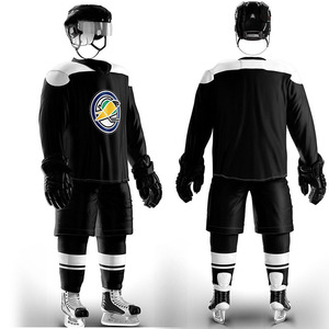 Uniforme de hockey sur glace sur mesure pour équipe, maillot de hockey professionnel réversible, respirant, écologique, vente en gros, design unique - Product Image 4