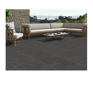 Carreaux de sol en pierre naturelle Nero Stonework Belgium, aspect naturel, pour extérieur/intérieur, 600x600mm, pour cuisine, villa, centre commercial et applications de jardinage - Product Image 1