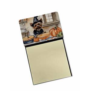 New Yorkie Fall Kitchen Pumpkins <b>Sticky</b> <b>Note</b> Holder Self-<b>Sticky</b> <b>Note</b> Pads Memo Pads Refillable Dispenser Halloween Holidays - Product Image 1