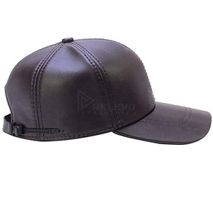 Gorra de Béisbol de Cuero Personalizada de 5/6/7 Paneles con Correa Ajustable, Logotipo Personalizado, Patrón de Letras, Gorra Unisex de Estilo Urbano para Pedidos al por Mayor - Product Image 5