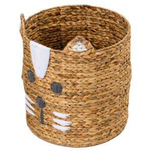 atural Water Hyacinth <b>Cat</b> Laundry Basket Handmade Woven Storage Basket <b>for</b> Kids Room By King Craft Viet - Product Image 5