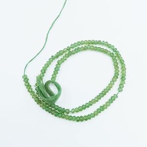 Perles de pierre précieuse en serpentine naturelle facettées, perles rondes, pour la création de bijoux, bracelets et colliers DIY - Product Image 1