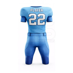 Uniforme de Fútbol Americano Profesional, Tela de Poliéster Resistente con Ajuste Flexible para Movimientos de Alta Velocidad y Comodidad del Jugador - Product Image 3