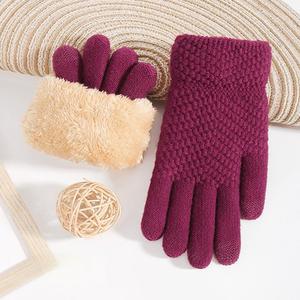 Guantes de Invierno Personalizados para Hombre y Mujer, Guantes de Nieve Tejidos Térmicos y Cálidos - Product Image 2