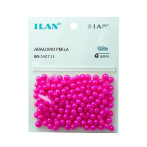 Perle di Vetro Rosa 6mm 20g per Creazione di Gioielli e Artigianato - Product Image 2