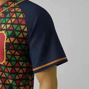 Camisetas de Béisbol Lisas de Diseño Personalizado de Primera Calidad, Precio al por Mayor, Uniformes de Equipo de Béisbol Coloridos y Modernos - Product Image 3