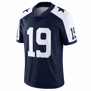 Maillot de football américain personnalisé OEM à manches courtes, respirant, anti-UV, grande taille, pour adulte, modèle 2026 - Product Image 3