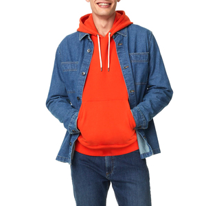 Sudadera con Capucha Gris Unisex de Yourbrand, Corte Regular, Algodón French Terry, Estilo Casual para Otoño - Product Image 6